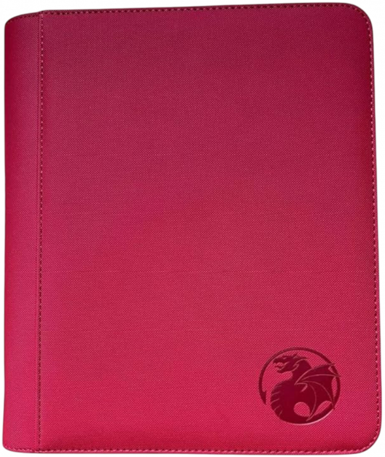 4-Pocket ZIP-Toploaderbinder rot