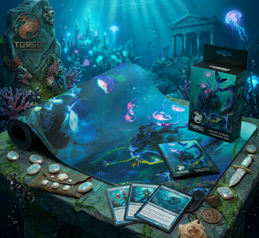 Art Sleeves & Playmat - Guardian of the Deep Sea