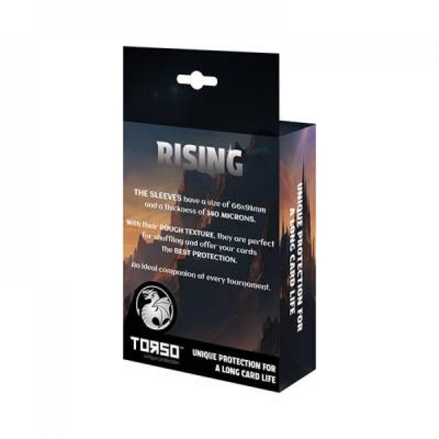 RISING 100 Matte Sleeves Standard Size - Türkis