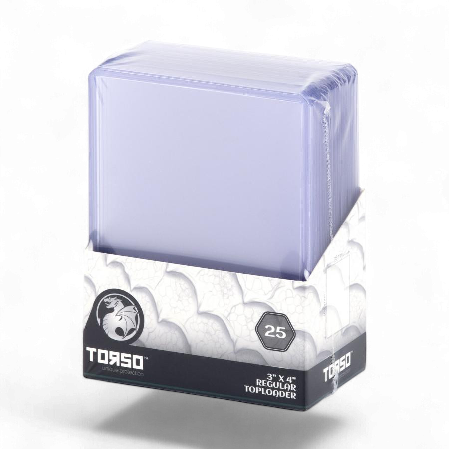 25 Regular Toploader 3"x 4"